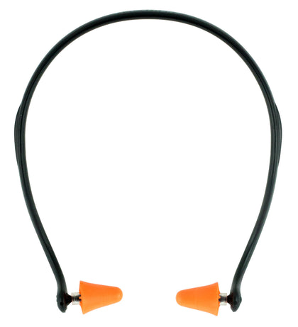 Walkers GWPPLGBND Pro-Tek Ear Plug Band Foam, 25 DB, Behind The Neck Orange/Black Adult