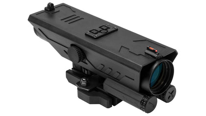 NcSTAR VDELP430G Delta 4X30 Scope/P4 Sniper Ret/Red & Blue