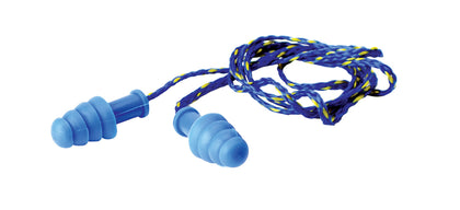 Walkers GWPTPRCORDBL Corded Foam Ear Plugs 27 DB In The Ear Blue Adult