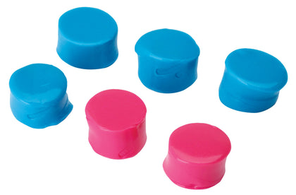 Walkers GWPSILPLGPKTL Silicone Putty Silicone 32 DB In The Ear Pink Teal Adult 3 Pack