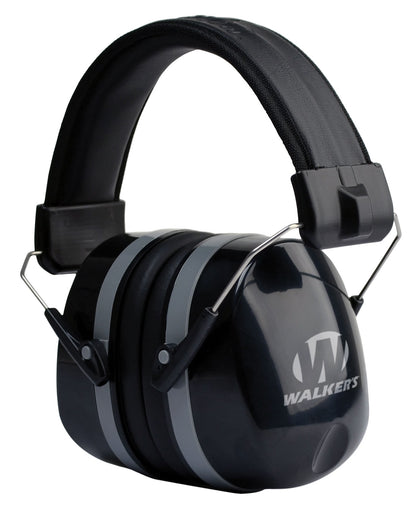 Walkers GWPEXFM5 Premium Passive Muff 32 DB Over The Head Black Polymer