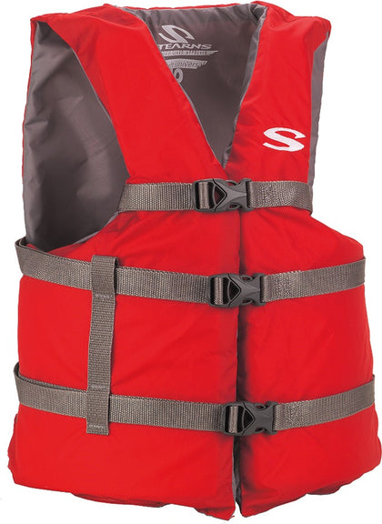 Stearns 3000004476 Adult General Purpose Vest Oversized Red