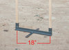 Birchwood Casey 1800MTS Metal Target Stand Gray Metal 18" Wide