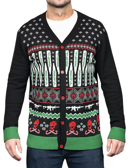 MAGPUL UGLY CHRISTMAS SWEATER BLK SM