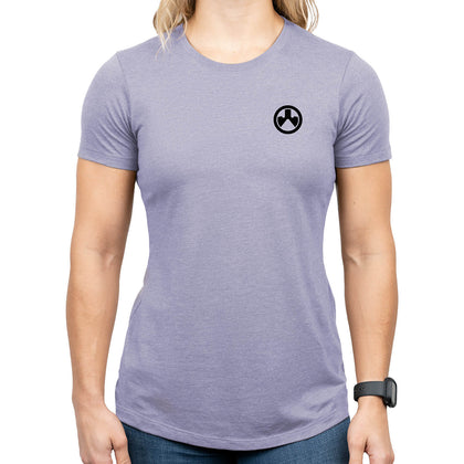Magpul MAG1341-530-L Prickly Pear Womens Orchid Heather Cotton/Polyester Short Sleeve Large