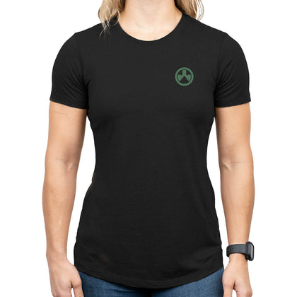 Magpul MAG1341-001-L Prickly Pear Womens Black Cotton/Polyester Short Sleeve Large
