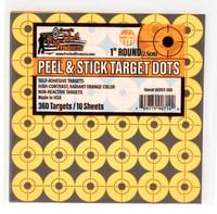 Pro-Shot 1RDOT360 Peel & Stick Target Dots Orange Self-Adhesive Paper No Impact Enhancement 1