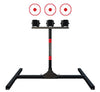 Birchwood Casey 3TPR 3 Spring Loaded Self Resting Targets Plate Rack Black/Red AR500 Steel 0.37" Thick Standing