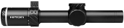 Riton Optics 3T18ASIBLK2 3 Tactix Black 1-8x24mm 30mm Tube Illuminated OT Reticle