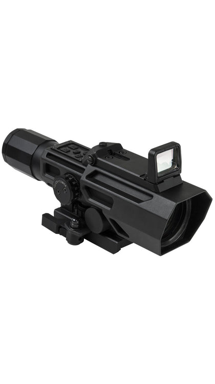 NcSTAR VADOBP3942G Ado 3-9X42 Scope/Integrated Red Dot/P4 Sniper