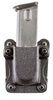 DeSantis Gunhide A86KJKKZ0 Quantico Single Mag Pouch OWB Black Kydex, Belt Clip Fits Belts Up To 1.50" Wide, Compatible W/Sig P365, Ambidextrous