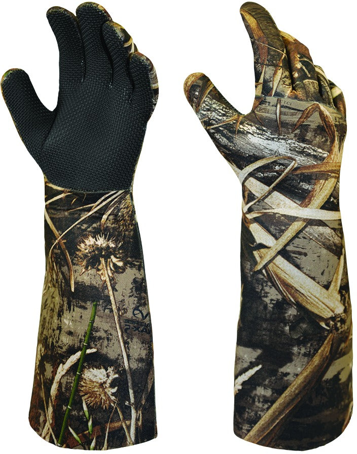 Hot Shot 08-507C-L Mens Realtree Max5 3.0mm Neoprene Gauntlet Glove