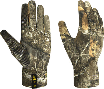 Hot Shot 0E-127C-X Mens Stretch Polyester Touch Glove With One Seam
