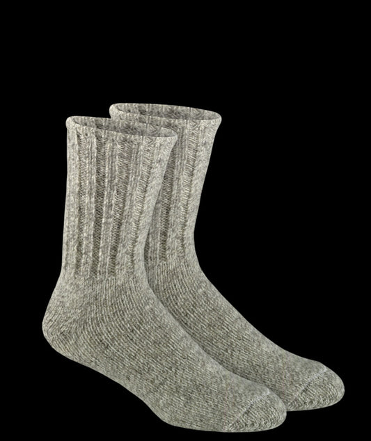 Fox River 2389 LG 06120 BROWN TWEED Norsk HW Sock, Crew, Pair, LG Brown