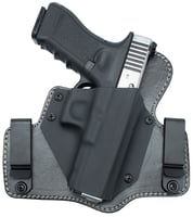 TX 1836 Kydex TZPART490 Texas Partner IWB/OWB Black Kydex/Leather Belt Clip Fits Sig P365 Right Hand