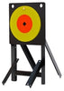 Birchwood Casey LCSPLR Large Range Spoiler Alert 10" Orange/Yellow AR500 Steel Bullseye 0.50" Thick Includes Crosshair Sticker