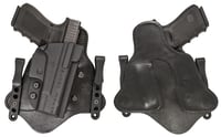 Comp-Tac C225GL056RBSN MTAC IWB Black Kydex/Leather Belt Clip Compatible W/ Glock 26/27/28/33 Gen1-4 Right Hand