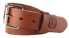 1791 Gunleather BLT013842CBRA 01 Gun Belt Classic Brown Leather 38/42 1.50" Wide Buckle Closure