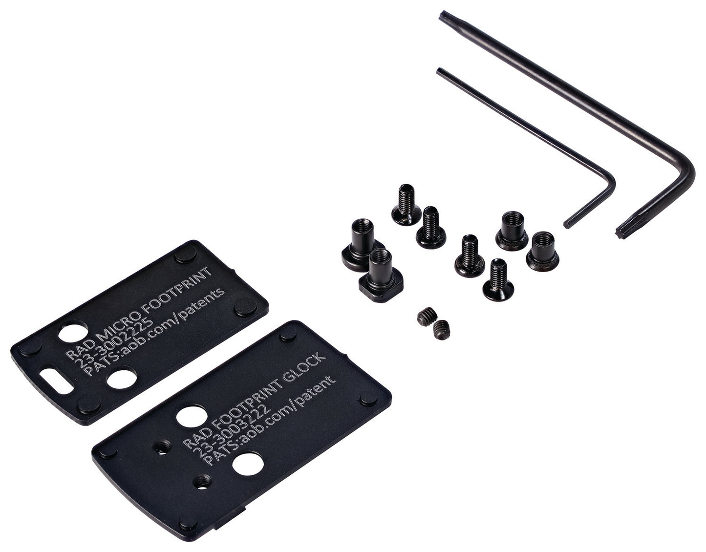 Crimson Trace 013000186 CT RAD Dovetail Mounting Kit Black