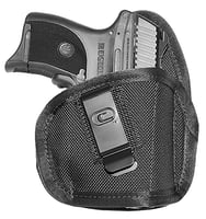 Crossfire Shooting Gear CRFTPSTLSRSA1C3R The Tempest Laser IWB Size 03 Black Ballistic Nylon Belt Clip Fits Compact 3-3.50" Barrel Right Hand