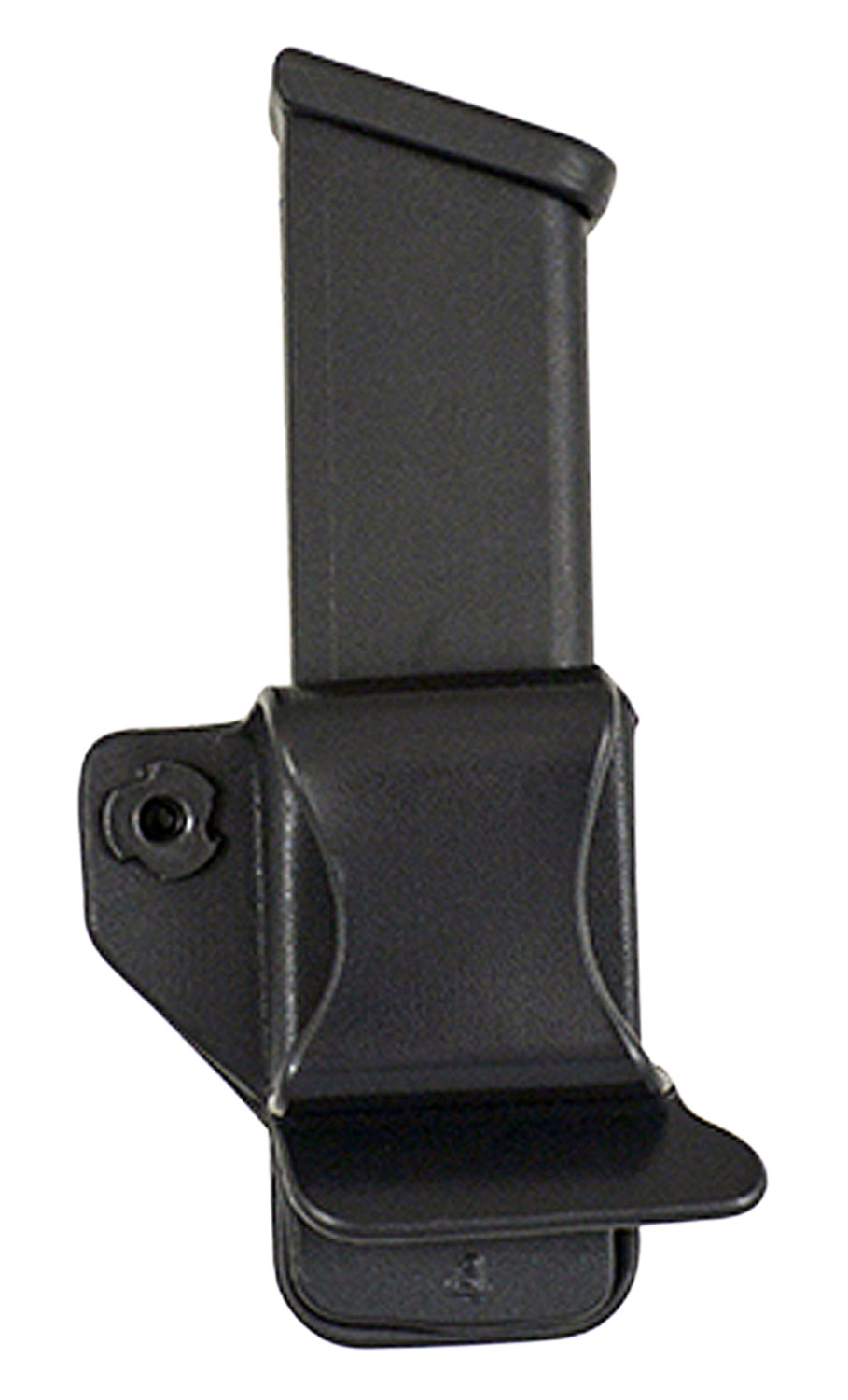 Comp-Tac C62104000LBKN Single Mag Pouch OWB Black Kydex Belt Clip Compatible W/Double Stack/Most Glock Belts 1.50" Wide Right Hand