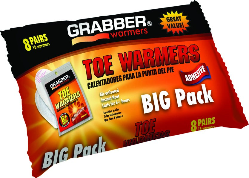 Grabber TWES8 Toe Warmer 8 Pair Per Pack