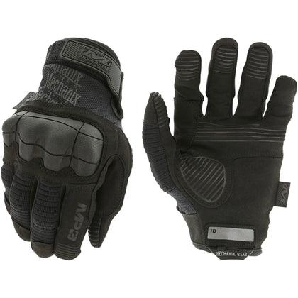 Mechanix Wear MP3-55-008 M-Pact 3 Covert Black Synthetic Leather Small