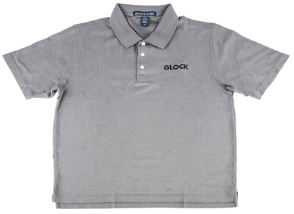 Glock AP95875 Classic Polo Gray Cotton Short Sleeve Medium