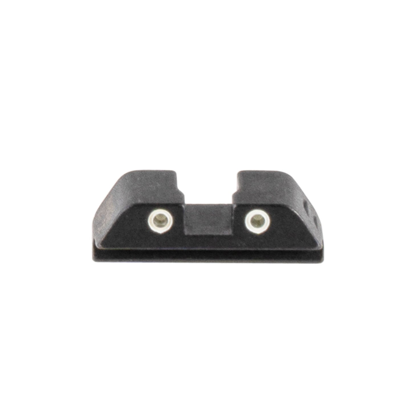 AmeriGlo GL5113R Classic Tritium Rear Sight For Glock Black | Green Tritium With White Outline Rear Sight