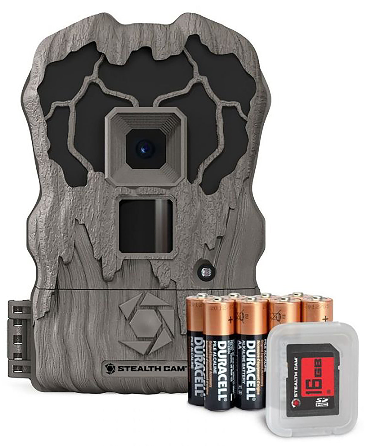 Stealth Cam STCQV18K QV18 Combo Brown 18MP Image Resolution, Low Glow Flash, Up To 32GB SD Card Memory, Features Integrated Python Provision Lock Latch