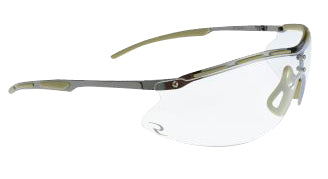 Radians CSB1011CS Bravo Glasses Adult Clear Lens Polycarbonate Black Frame