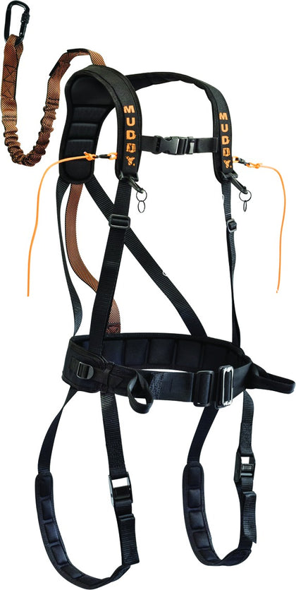 Muddy MSH400-SM Safeguard Treestand Safety Harness, Flexible Tether