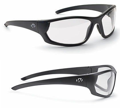Walkers GWPIKNFF4CLR Ballistic Eyewear IKON Vector Adult Clear Lens Matte Black Frame