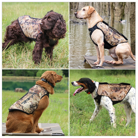 MOmarsh 34128 Versa-Vest Adjustable Dog Vest Gore Optifade Waterfowl Marsh Neoprene