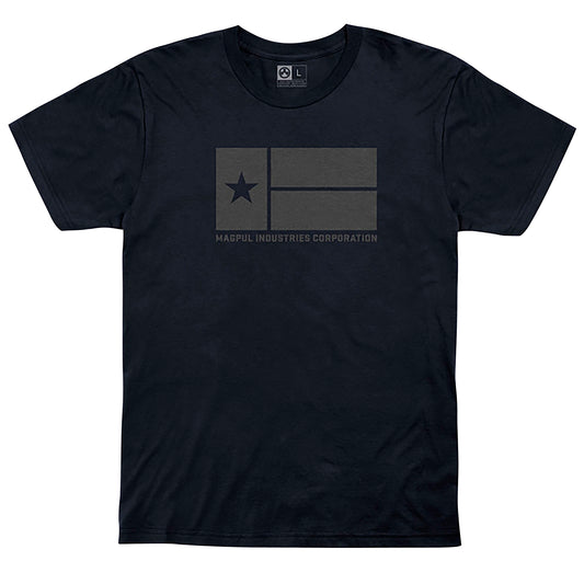 Magpul MAG1201-410-S Lone Star Navy Cotton/Polyester Short Sleeve Small