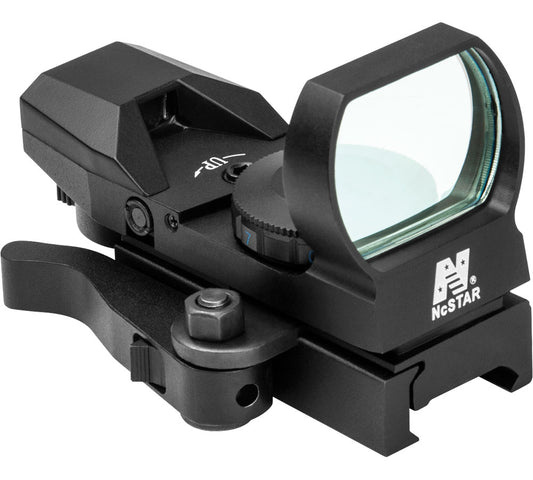 NcSTAR D4BLQ Reflex Sight, CR2032 Lithium Batt, 1x, Unlimited