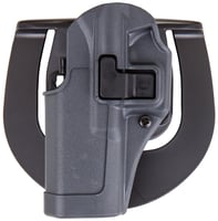 Blackhawk 413500BKL Serpa CQC Sportster OWB Size 00 Gun Metal Gray Polymer Paddle Compatible W/Glock 17/22/31/47 Left Hand