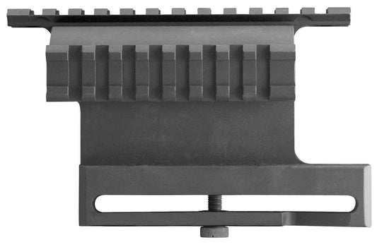 Aim Sports MK007 AK Double Side Rail Mount Side Mount Black Anodized Aluminum Fits AK-47 1913 Picatinny Rail Mount