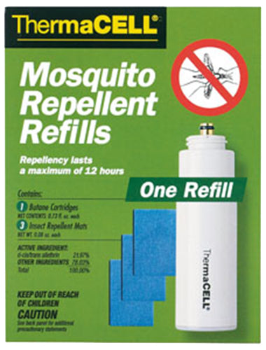 Thermacell R1 Repellent Refill Effective 15 Ft Odorless Scent Repels Mosquito Effective Up To 12 Hrs 1 Cartridge/3 Mats