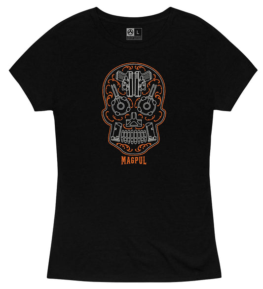 MAGPUL WMNS SUGAR SKULL TSHRT BLK XL