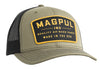 Magpul MAG1102-031 Go Bang Trucker Hat Heather Gray/Black Adjustable Snapback OSFA Structured
