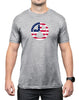 Magpul MAG1281030XL Independence Icon Athletic Gray Heather Cotton/Polyester Short Sleeve XL
