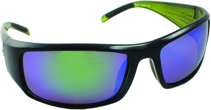 Sea Striker 280 Thresher Sunglasses Black Frame/Grn Mirror/Brn