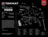 TekMat TEKR20SIGP229 Sig Sauer P229 Ultra 20 Cleaning Mat Sig P229 Parts Diagram 15" X 20"