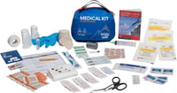 Adventure Medical Kits 01001003 Mountain Backpacker Medical Kit Treats Injuries/Illnesses Water Resistant Blue