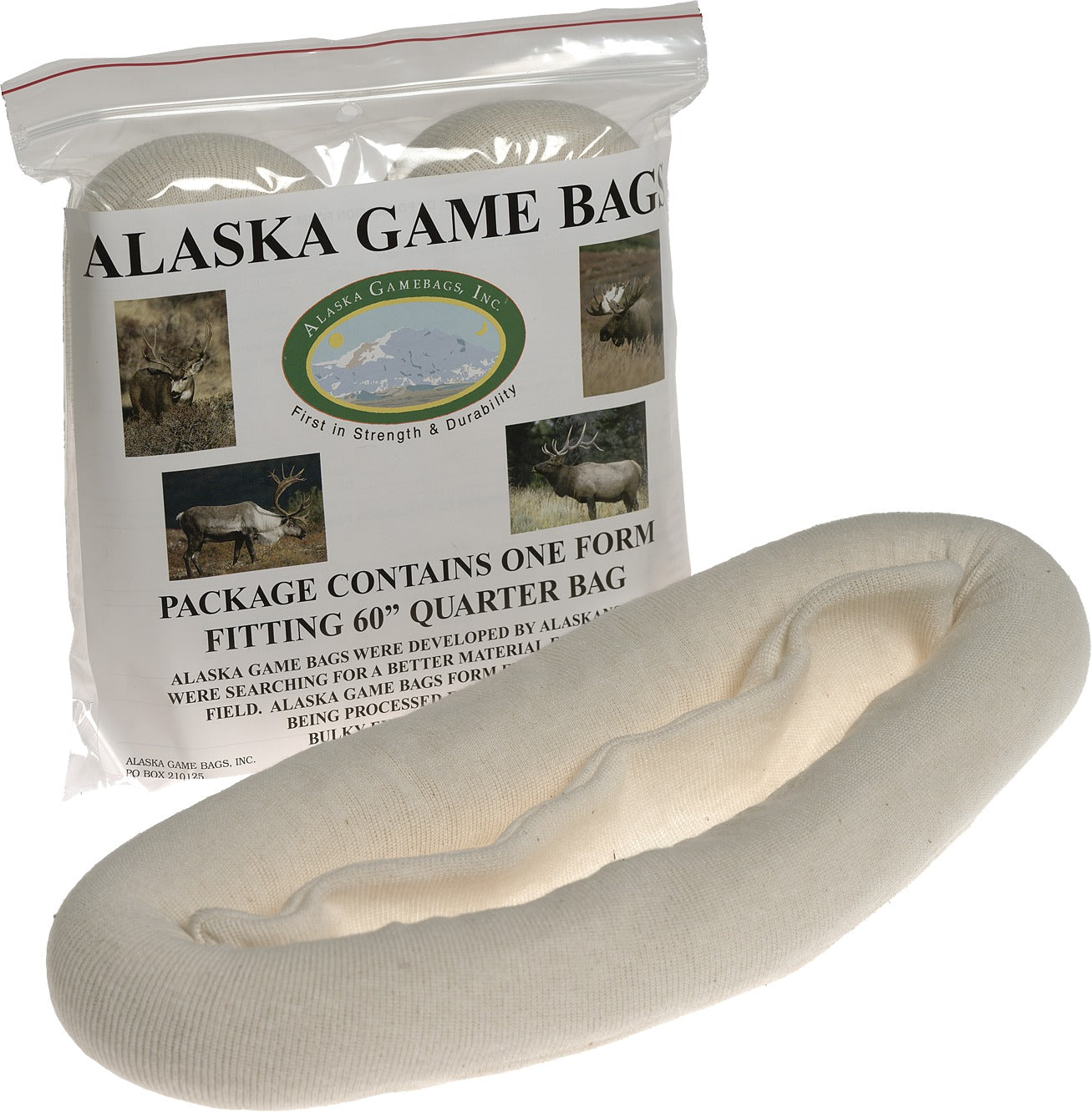 Alaska MEC160 Rolled Quarter Game Bag, 60", 1 Pack