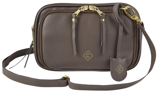 Allen 90-92 Girls With Guns Tomboy Clutch 10" Long Espresso PU Leather