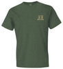 Hornady Gear 31435 Hornady T-Shirt Logo Stamp Military Green Short Sleeve 2XL