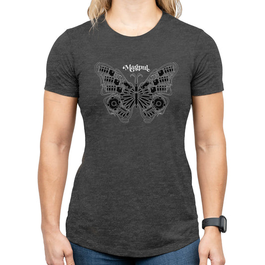 Magpul MAG1342-011-S Metamorphosis Womens Charcoal Heather Cotton/Polyester Short Sleeve Small