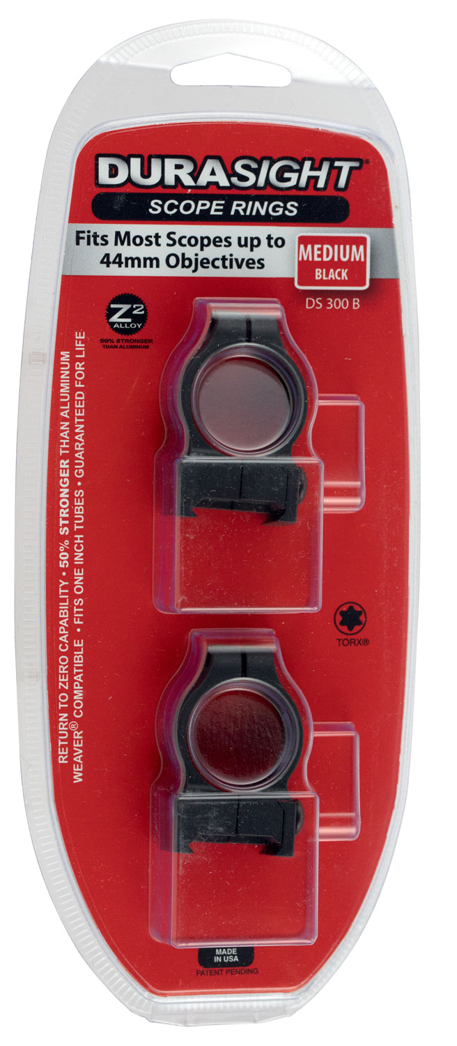 Durasight DS300B Z2 Scope Rings, 1" Medium, Matte